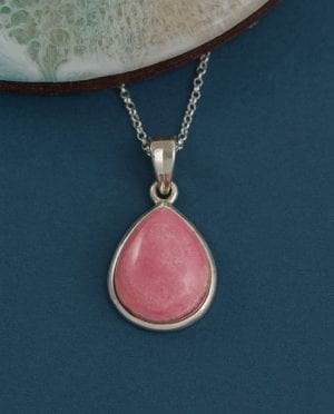 CONLIGHT Rhodochrosit Silber Anheanger Schmuck